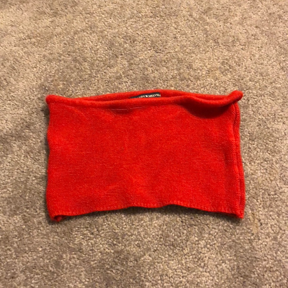 Brandy Melville red crop top